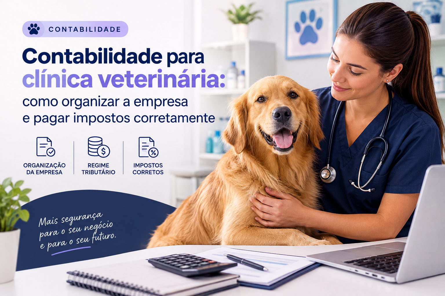 Contabilidade para clínica veterinária: como organizar a empresa e pagar impostos corretamente