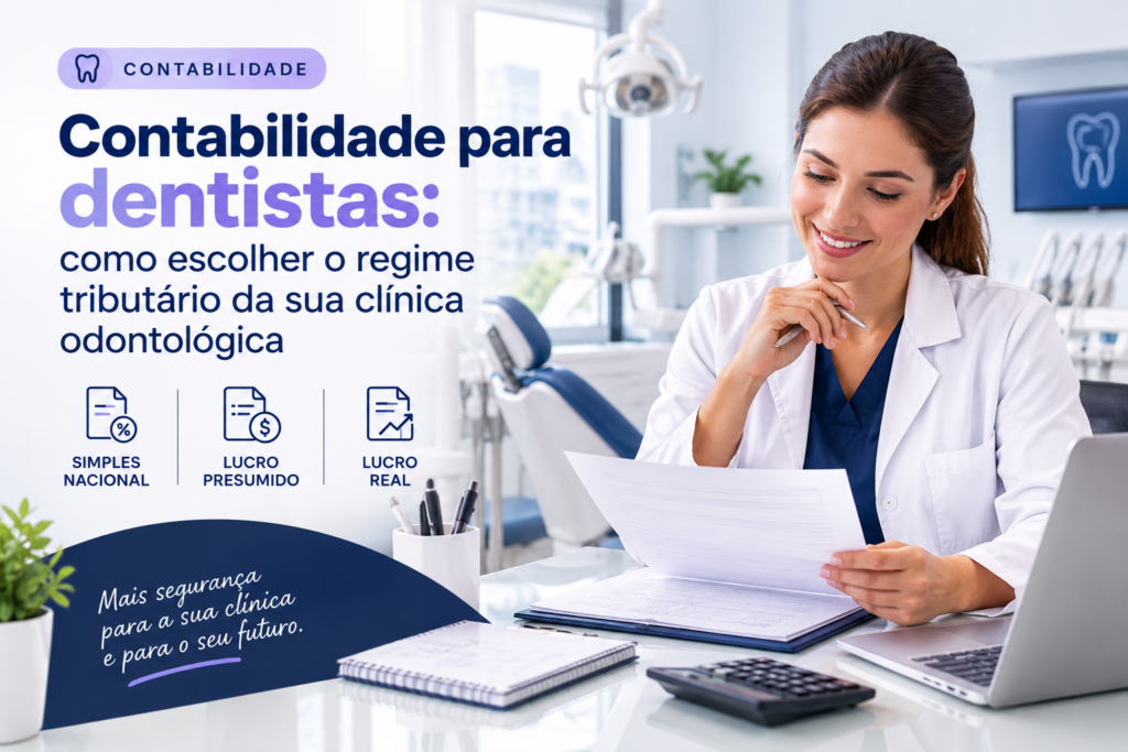 Contabilidade para dentistas: como escolher o regime tributário da sua clínica odontológica